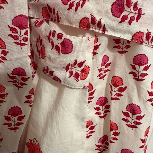 Elegant Pink Floral Long Sleeve Dress - Picture 14 of 16